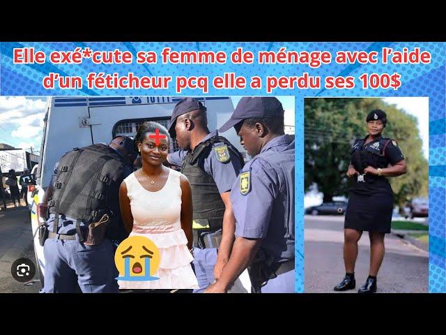 MD KANDOVO POL*C*ERE £X£*CU*T£ SA FEMME DE MENAGE AVEC UN FETICHEUR  PCQ ELLE A PERDU SES 100s