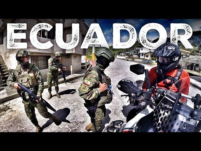 I ENTER ECUADOR and THIS IS HOW I FIND THE COUNTRY (S24/E16)AROUND THE MOTORCYCLE WORLD with SINEWAN