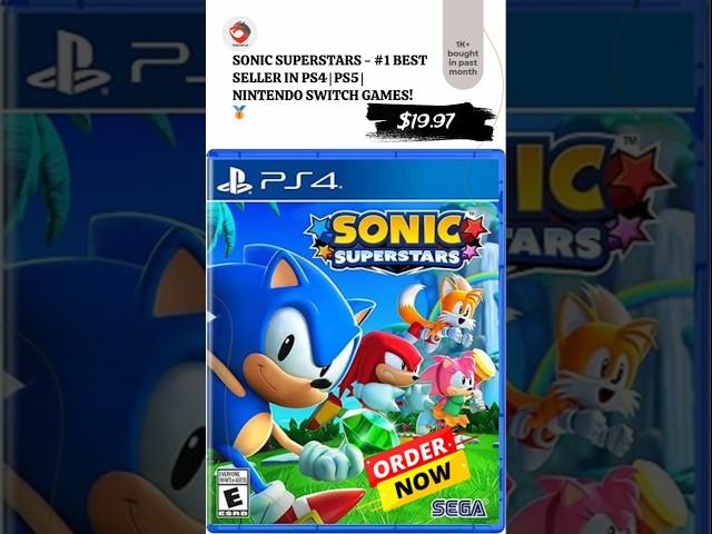  Sonic Superstars – Now 33% OFF for $19.99 #SonicSuperstars #PS4Games #Battle mode #GamingDeals