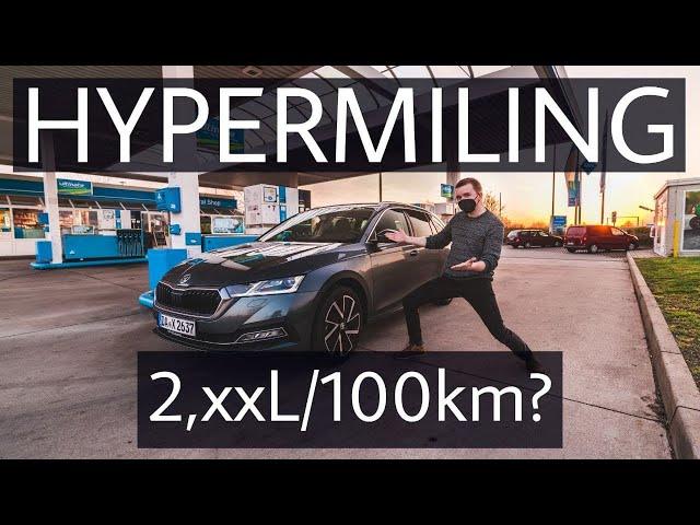 Unter 3l Verbrauch im Skoda Octavia TDI? Hypermiling Rekord!