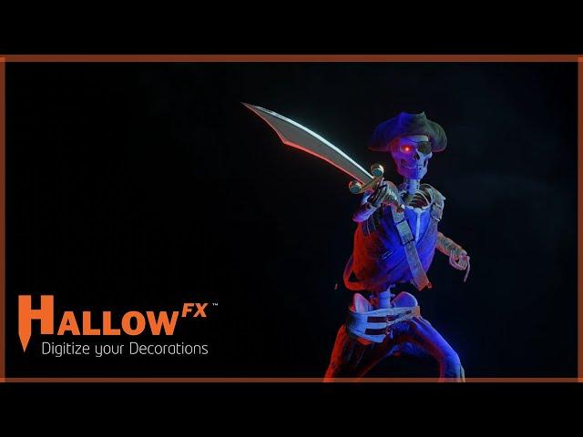 Pirate Captain Trailer - Halloween Projection