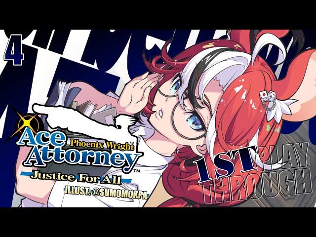 ≪Ace Attorney: Justice For All≫ w-we can do it ... First Playthrough! #4【SPOILER WARNING】