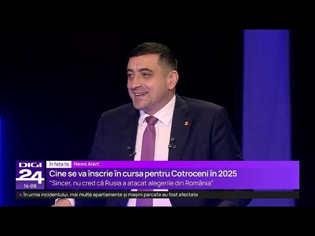 Simion spune că nu va candida la alegerile prezidențiale din 2025 și că îl va susține pe Georgescu