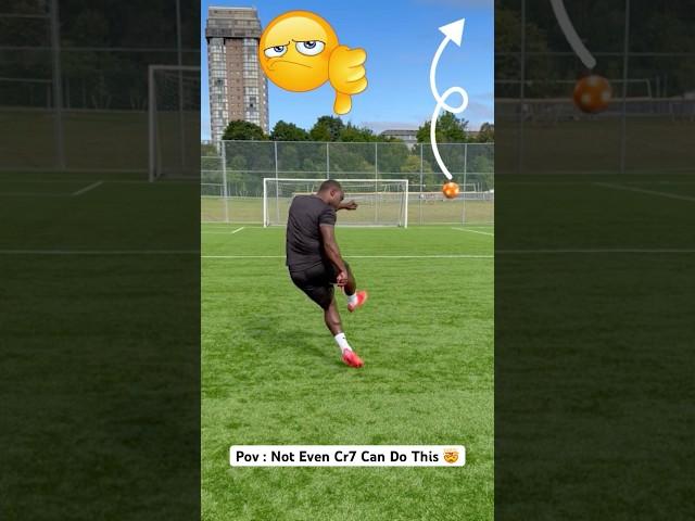 Recreating Cr7 Crazy Curveshot . #kickerball #football #soccer #footballskills