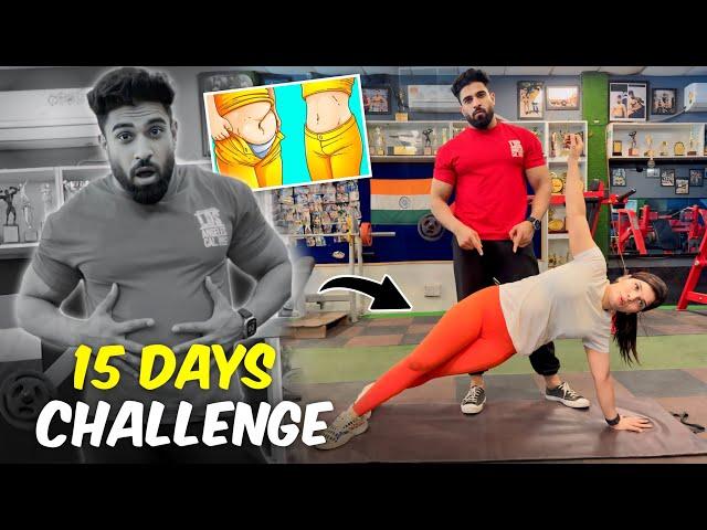 15 DAYS CHALLENGE- LOSE SIDE BELLY FAT - CHALLENGE BY UMANG KATYAL || imkavy