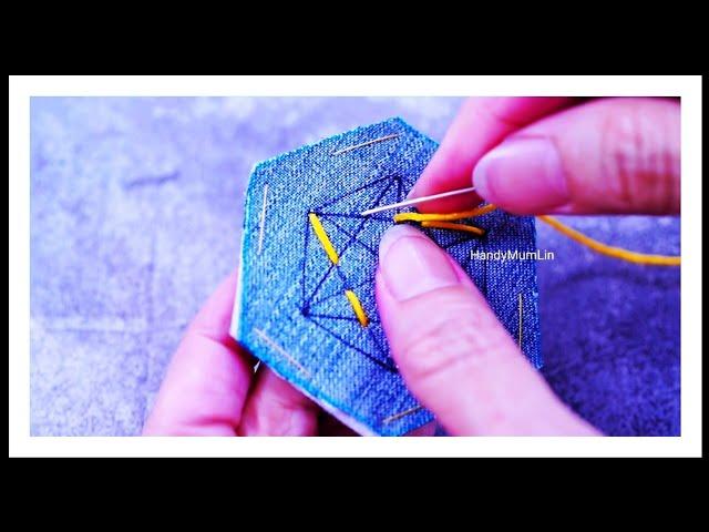 【DIY】Hexagon Idea┃Christmas Patchwork Design┃HandyMumLin sewing Idea