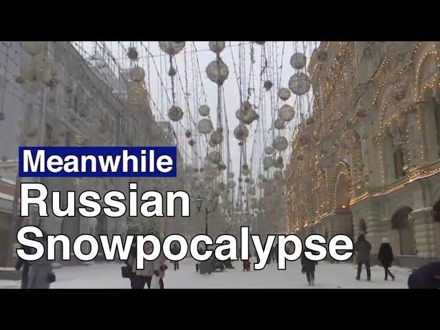 Record Snowfall Blankets Russia  | The Moscow Times