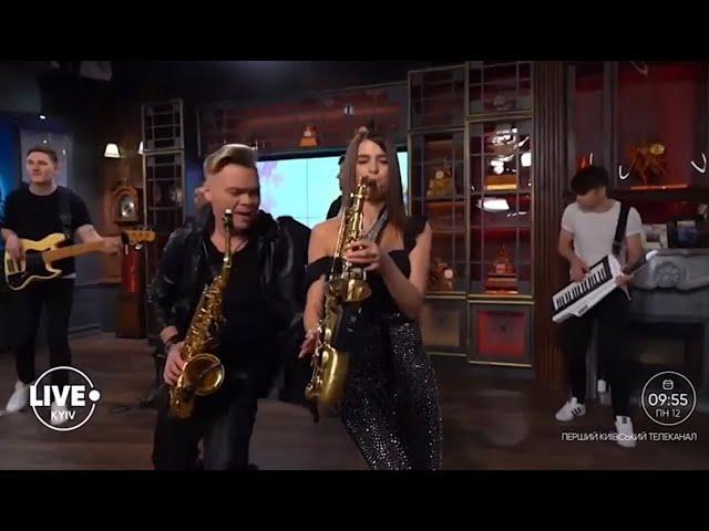 Trance Sax, Funk Sax, House Sax - MONK & Alina Sax, Kyiv Live