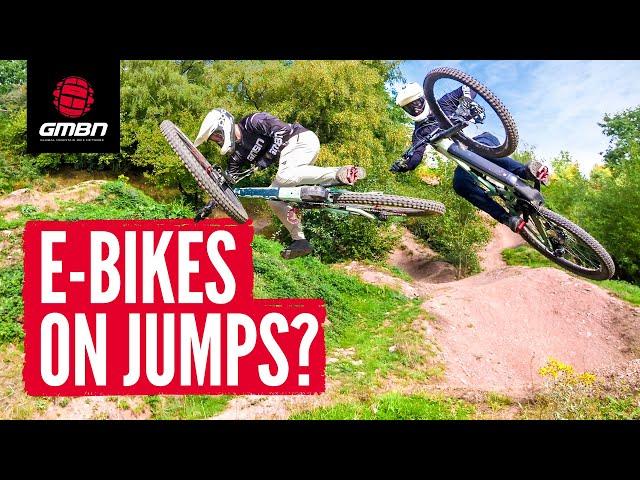 How Hard Can You Ride E-Bikes? | Shredding EMTBs At The Bike Park