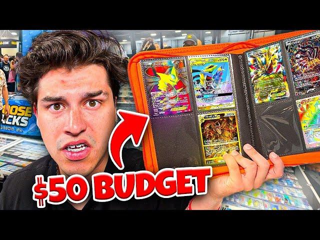 $50 Budget Challenge At Pokémon Card Show - Hunting Giratina (Ep 1)