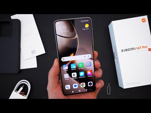 Xiaomi 14T Pro Unboxing, Hands-On & First Impressions! (Titan Gray)