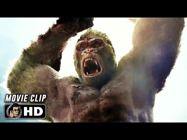 George Vs Lizzie Scene | RAMPAGE (2018) Dwayne Johnson, Movie CLIP HD