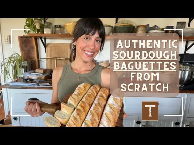 The Trick to Making PERFECT Sourdough Baguettes..Everytime!