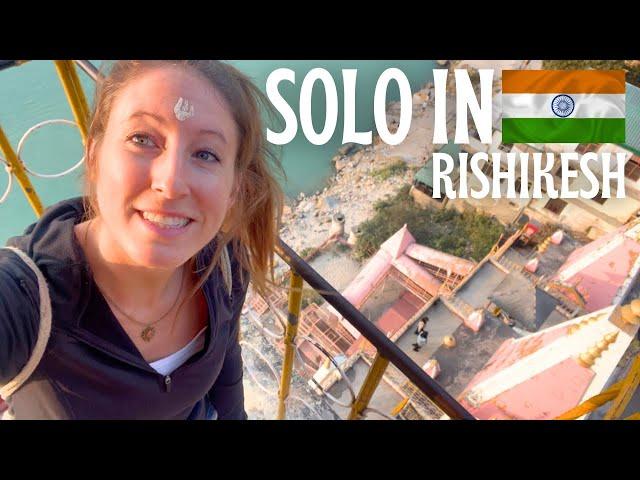 Exploring RISHIKESH India Travel Vlog:Ganga River, Pink Temple, Beatles Ashram, Nayarama Sanctuary