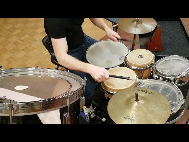 Time Divided - solo for percussion setup by Etienne Houben