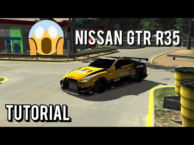 Как сделать топ винил на NISSAN GTR R35 в car parking multiplayer