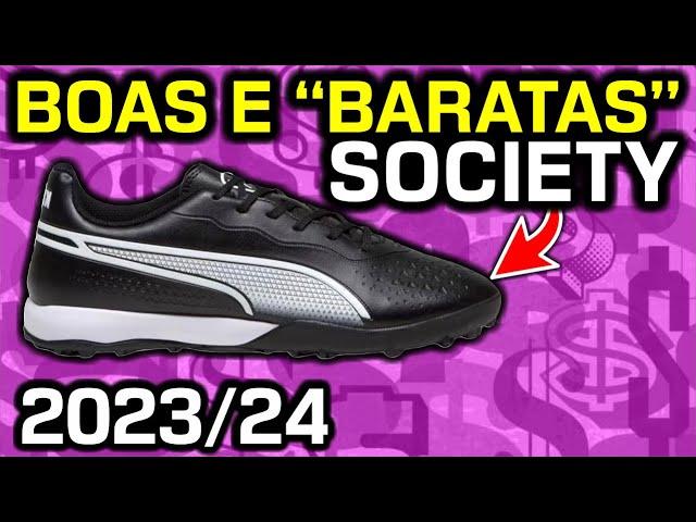 Chuteiras SOCIETY BOAS e BARATAS 23/24 - Canal Camisas e Chuteiras