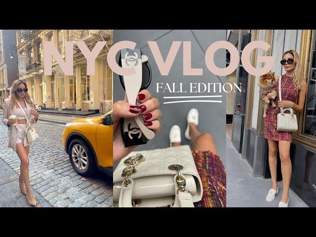 FALL IN NYC LUXURY SHOPPING VLOG | BERGDORF GOODMAN, SAKS, FASHIONPHILE, DIOR  