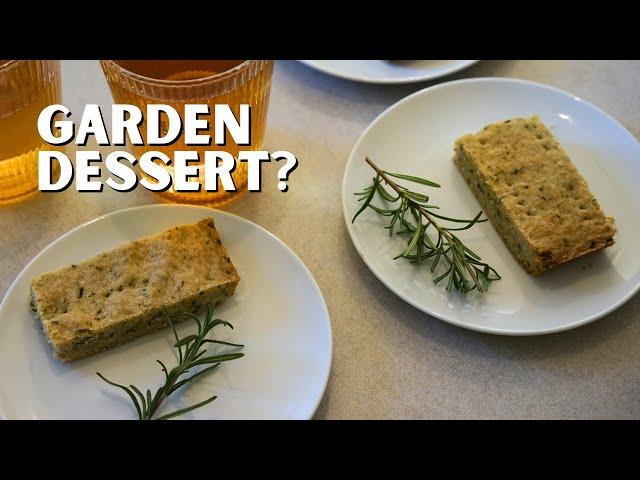 Rosemary Shortbread from the Garden (the Easy Way)