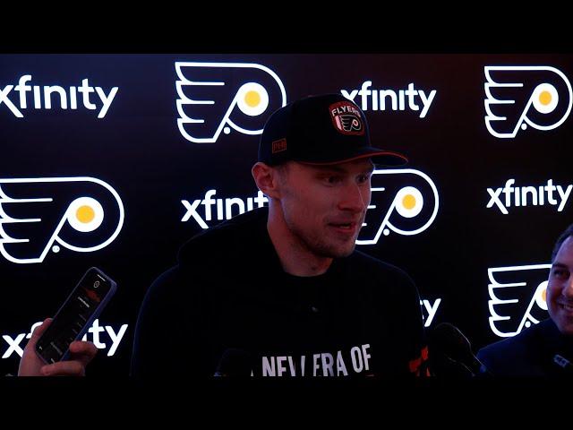 10/3 PHI vs. NJD Postgame: Erik Johnson