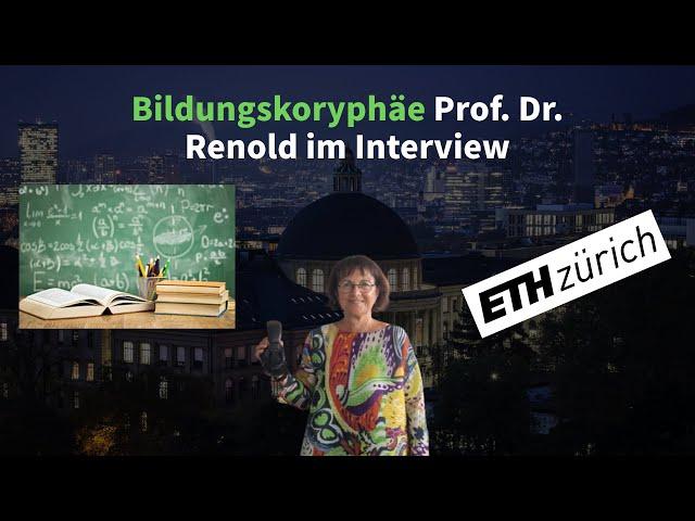 Bildung Schweiz? Prof. Dr. Ursula Renold Professorin der ETH Zürich - Interviewer Daniel Sauser