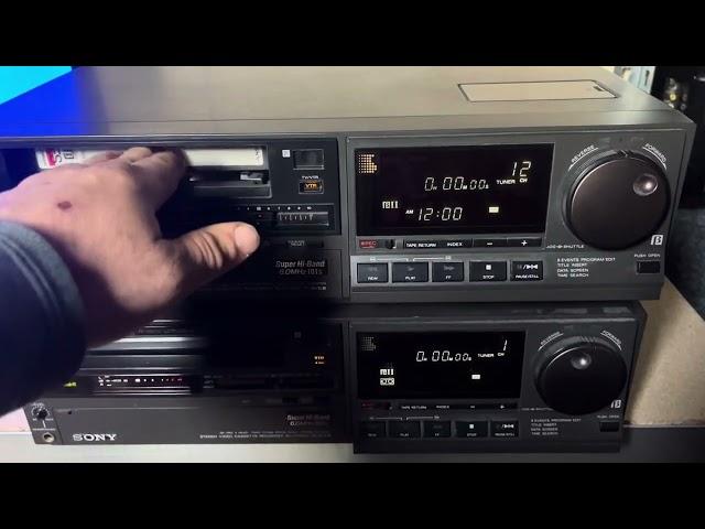 Test Sony SL-HF3000 , SL-HF1000 Betamax Beta VCR Videorecorder no VHS