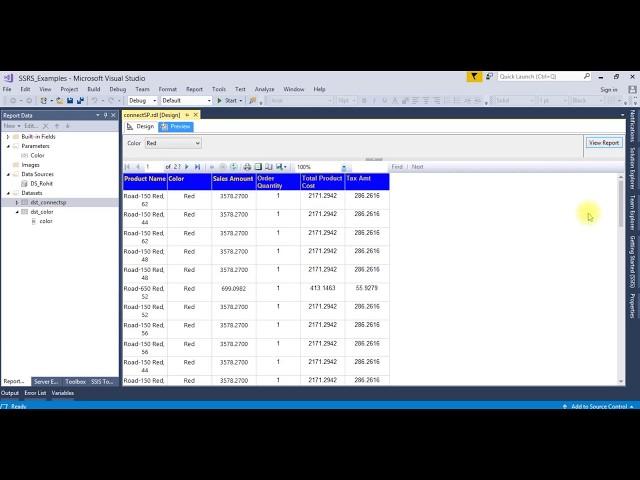 How to pass single value report parameters to stored procedure in SSRS | rohit techvlog