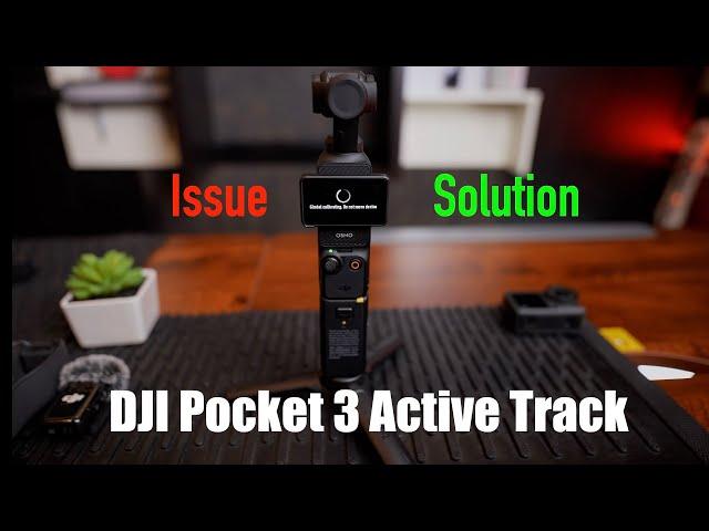 DJI Pocket 3 Active Track Issue and Solution. #djipocket3