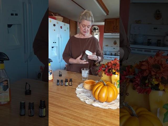 Kim Watts Demonstrates doTERRA Lemon Essential Oil uses