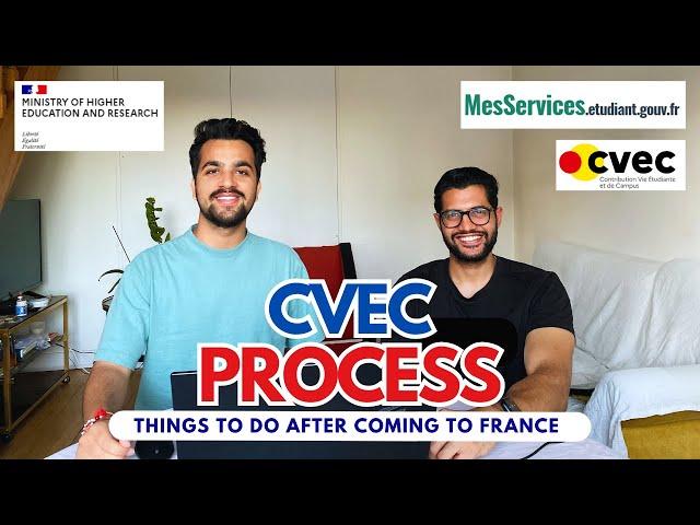 HOW TO APPLY FOR CVEC | STEP BY STEP PROCESS | INE NUMBER | THINGS TO DO AFTER COMING TO FRANCE