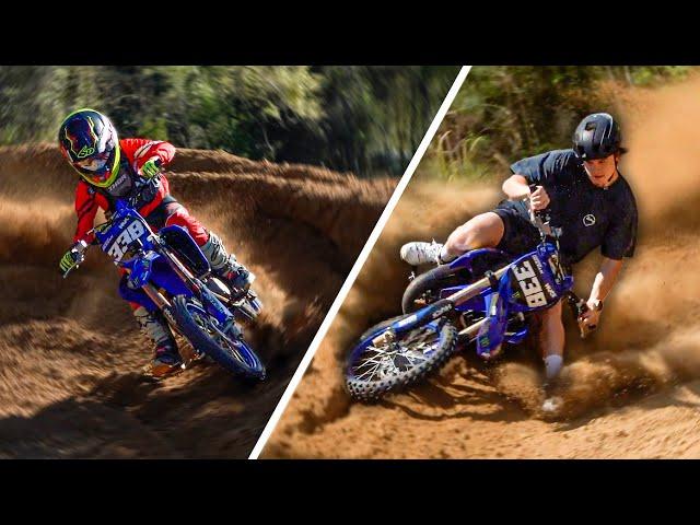 Huckson Is Back!! Haiden Deegan Shreds YZ85 2-Stroke!