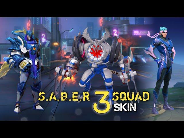 UPDATE3 Member S.A.B.E.R SQUAD skin (chou, Aldous, thamuz)