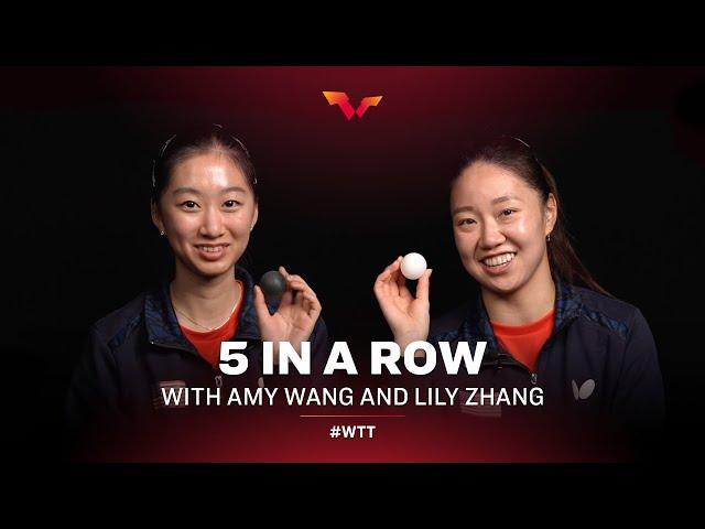 5-in-a-Row Challenge w/ Amy Wang and Lily Zhang 