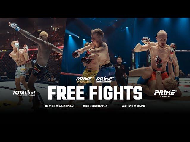 FREE FIGHTS | KACZOR BRS vs KAPELA | CZARNY POLAK vs THE KARPI | PARAMAXIL vs OLEJNIK 