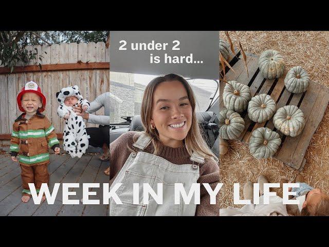 WEEK IN MY LIFE as a SAHM of 2 under 2... a *real, raw, & HARD week*