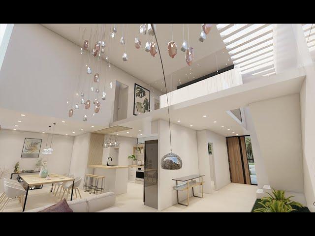 Modern 3-Bedroom Loft - House Design Idea (12x15 Meters)