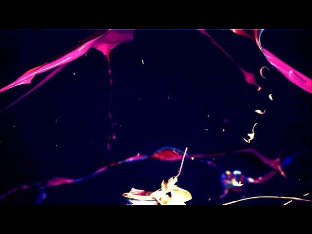 Glass bubble slow motion in colors / Краски в лампочке / Съемка камерой Evercam 4000