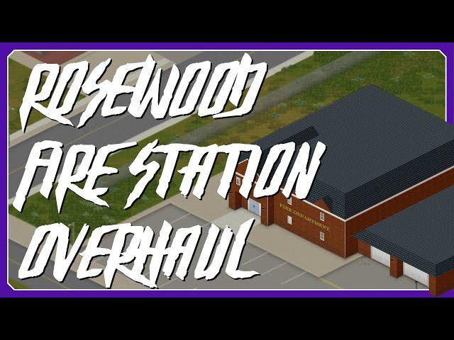 MULTIPLAYER MANSION - Project Zomboid House Flip - Rosewood Fire Station Overhaul