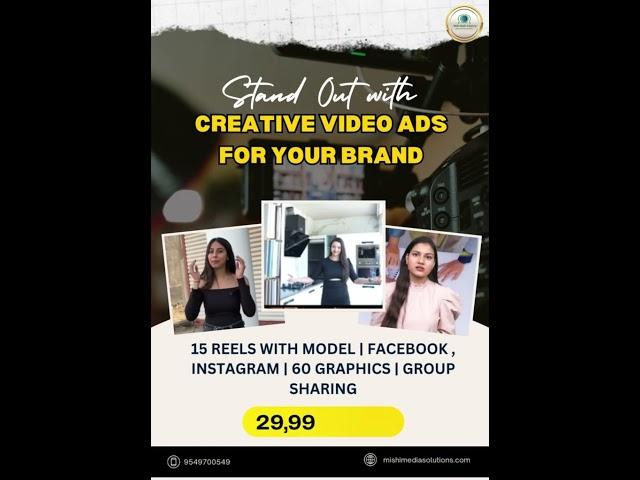 Stand out with creative videos ads for your brand  | Mishi Media Solutions