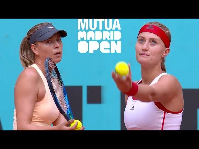 Sharapova vs Mladenovic Full Highlights / Mutua Madrid Open 2018 / Round 3