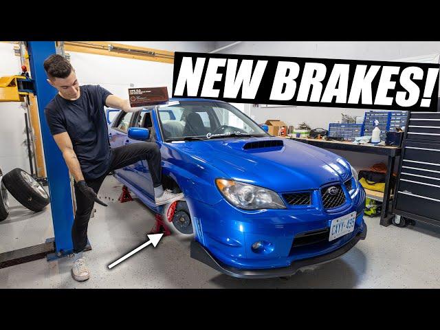 Upgrading Brakes on the WRX!