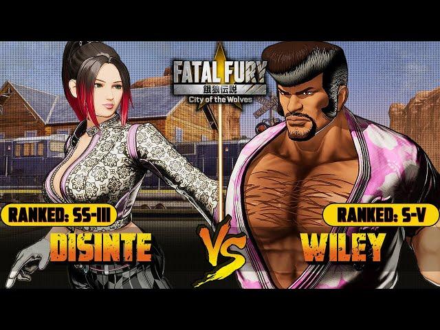 Fatal Fury: CotW  DISINTE (Mai) Vs WILEY (Marco)FATAL FURY CotW High Level Gameplay!