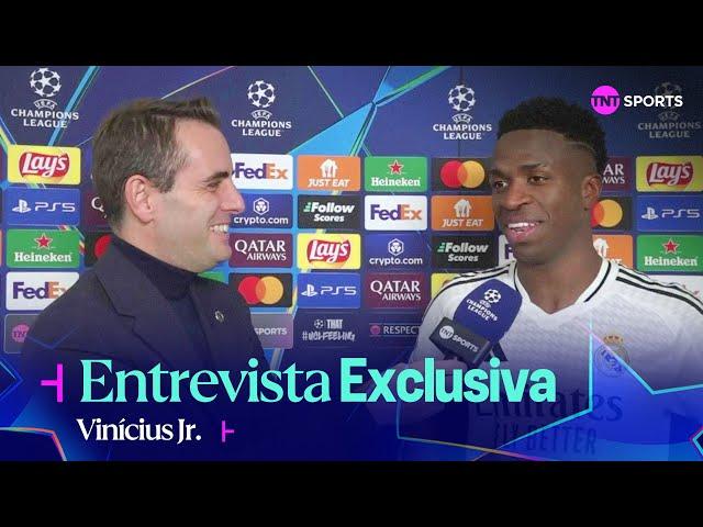 VINÍCIUS JR: “ES MI PRIMER HAT-TRICK EN LA CHAMPIONS LEAGUE” | REAL MADRID 5-2 BVB | ENTREVISTA