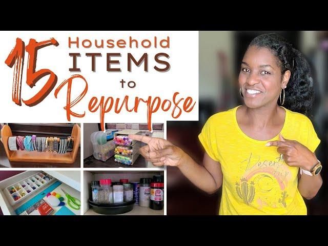 15 Household Items to Repurpose for Home Organization (Super Quick and Easy Ideas!)