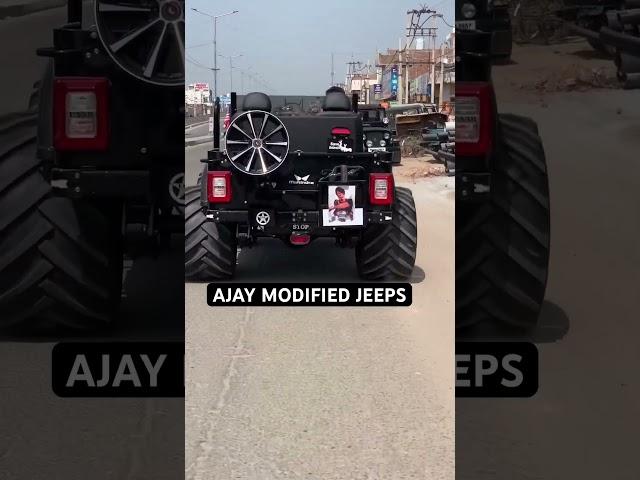 WELCOME TO AJAY MODIFIED JEEPS ️9518434922BEST JEEP MAKER