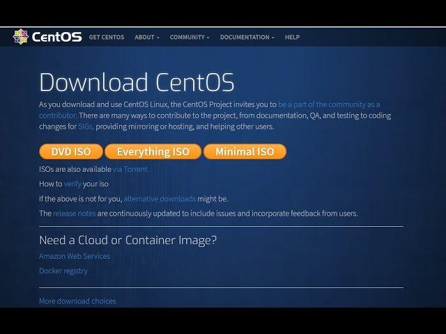 How to download centos Operating system