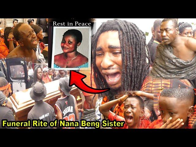 Nana Beng Cries uncontrollably at his Sister Elizabeth Adwubi's Funeral Ceremony | SuroWiase