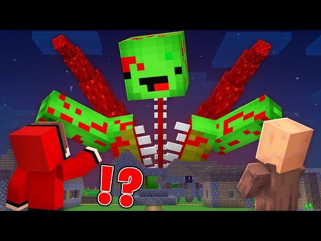 How JJ Survive 100 Days Of Attack on TITAN MIKEY EXE in Minecraft? - Maizen