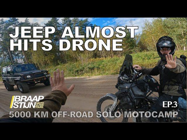 EP3 The Baltics off-road; 5000km around the Baltic Sea. Estonia TET solo moto camp