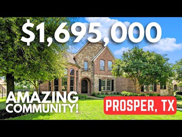 Moving to PROSPER, TX? Tour a LUXURY HOME in one the BEST DALLAS SUBURBS | Dallas TX Real Estate